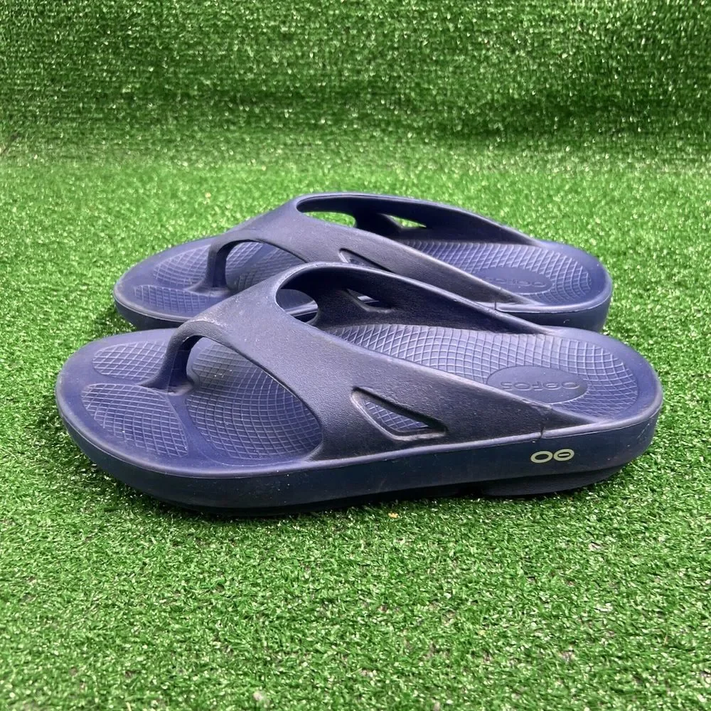 OOFOS Original‎ Blue Recovery Slide Thong Casual Comfort Sandals Size M9 W11